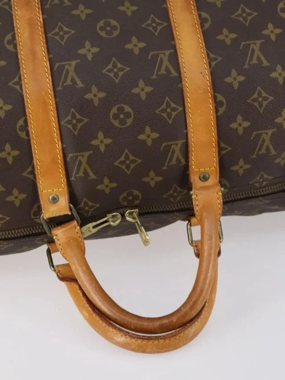 LOUIS VUITTON Monogram Keepall 50 Boston Bag M41426 LV - Picture 8 of 16